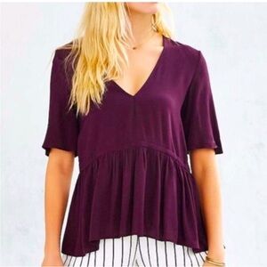 Urban Outfitters Kimchi Blue Mia Babydoll Top, S